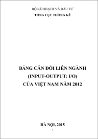 Bảng cân đối liên ngành (Input-Output:I/O) của Việt Nam