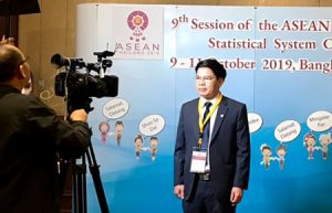 Mr. Pham Quang Vinh, Deputy Director General of the GSO answered the interview of Thailands NBT World media